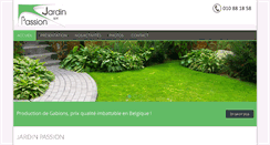 Desktop Screenshot of jardin-passion.be
