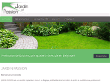 Tablet Screenshot of jardin-passion.be